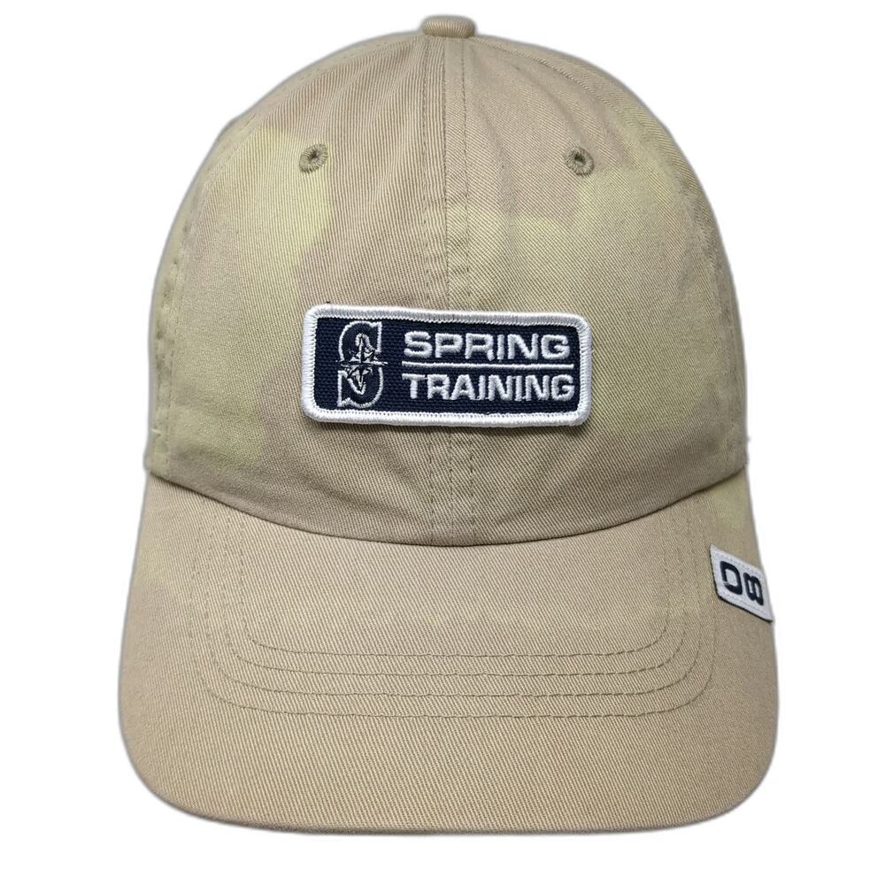 Seattle Mariners MLB Twin Enterprises Baseball Cap Beige Blue One Size Hat 08 AZ